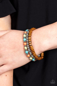 Paparazzi ESCAPADE Route - Multi  Bracelet