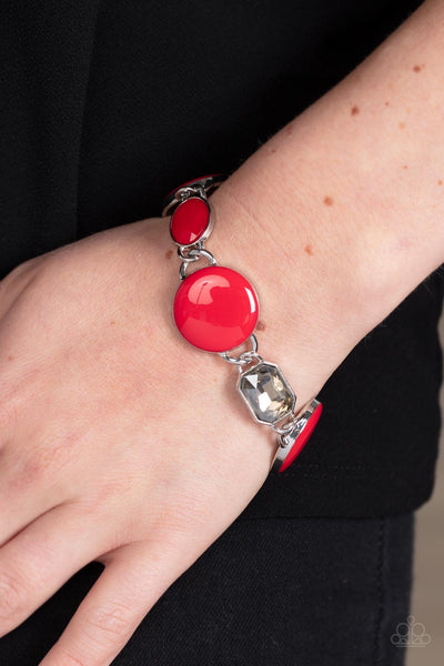 Paparazzi Dreamscape Dazzle - Red Bracelet