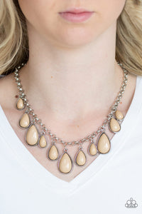 Paparazzi Jaw-Dropping Diva - Brown Necklace