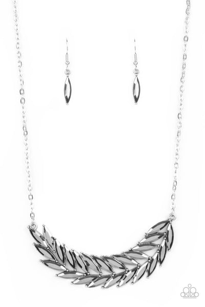 Paparazzi Flight of FANCINESS - Silver Necklace