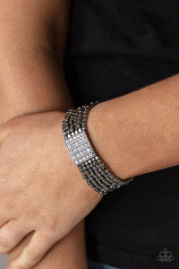 Paparazzi Star-Studded Showcase Black Bracelet