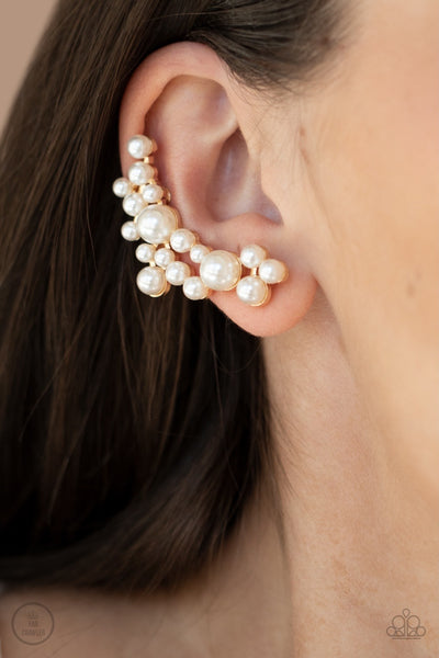 Paparazzi Metro Makeover - Gold Ear Crawlers Earrings