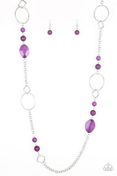 Paparazzi Very Visionary Purple Necklace