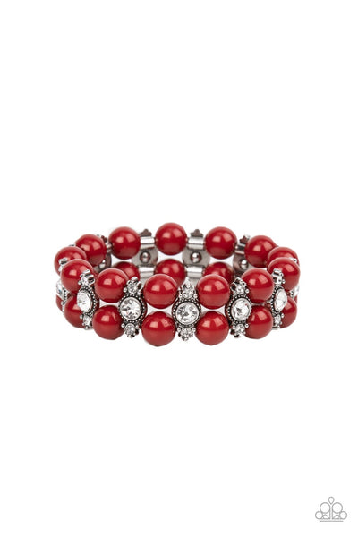 Paparazzi Starlight Reflection - Red Bracelets