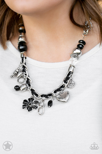 Paparazzi Charmed, I Am Sure - blockbuster Black Necklace