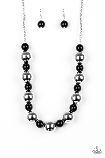 Paparazzi Top Pop - Black Necklace