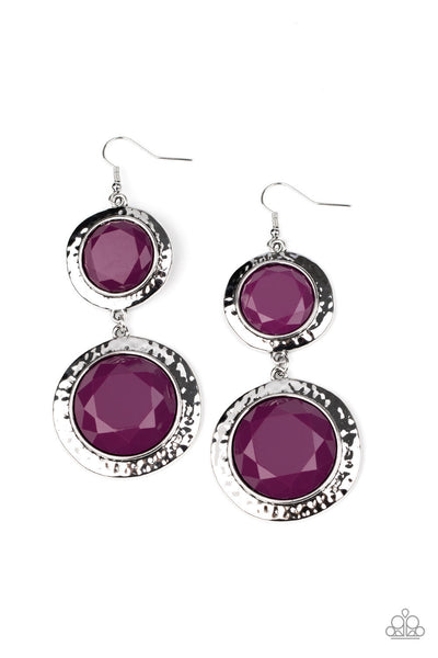 Paparazzi Thrift Shop Stop - Purple Earrings