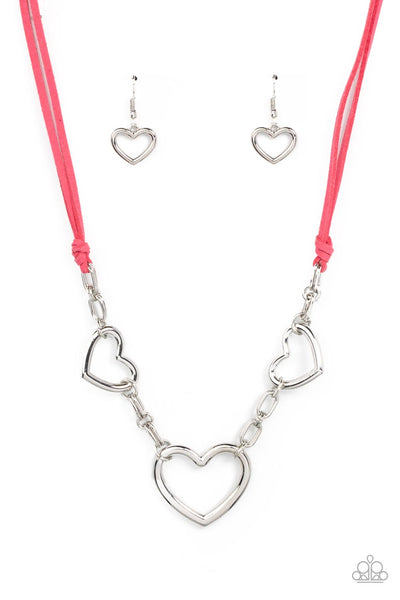 Paparazzi Fashionable Flirt - Pink Necklace