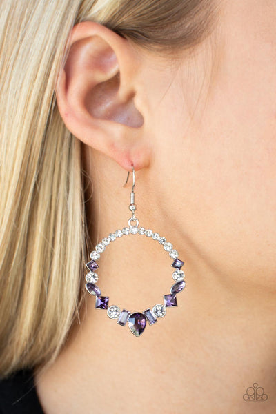 Revolutionary Refinement - Purple Earrings