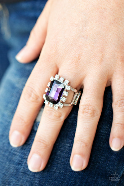 Paparazzi Galactic Glamour Purple Ring