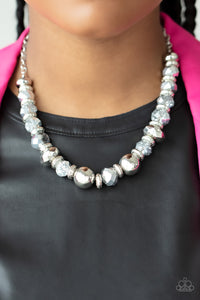 Paparazzi Interstellar Influencer - Silver Necklace