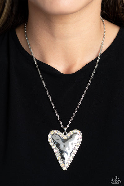 Paparazzi Radiant Romeo - Multi Heart Necklace