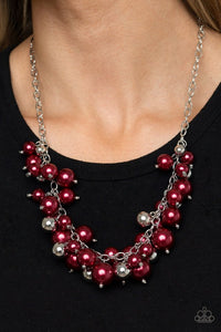 Paparazzi Uptown Upgrade - Red Necklace