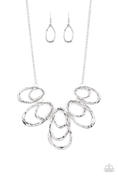 Paparazzi Terra Storm - Silver Necklace