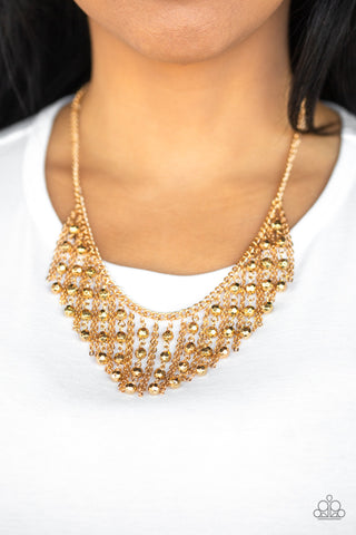 Paparazzi Rebel Remix - Gold Necklace