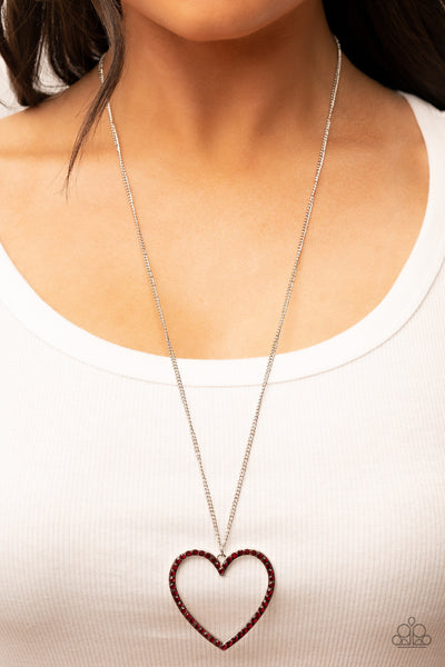 Paparazzi Va-Va-VALENTINE - Red Necklace