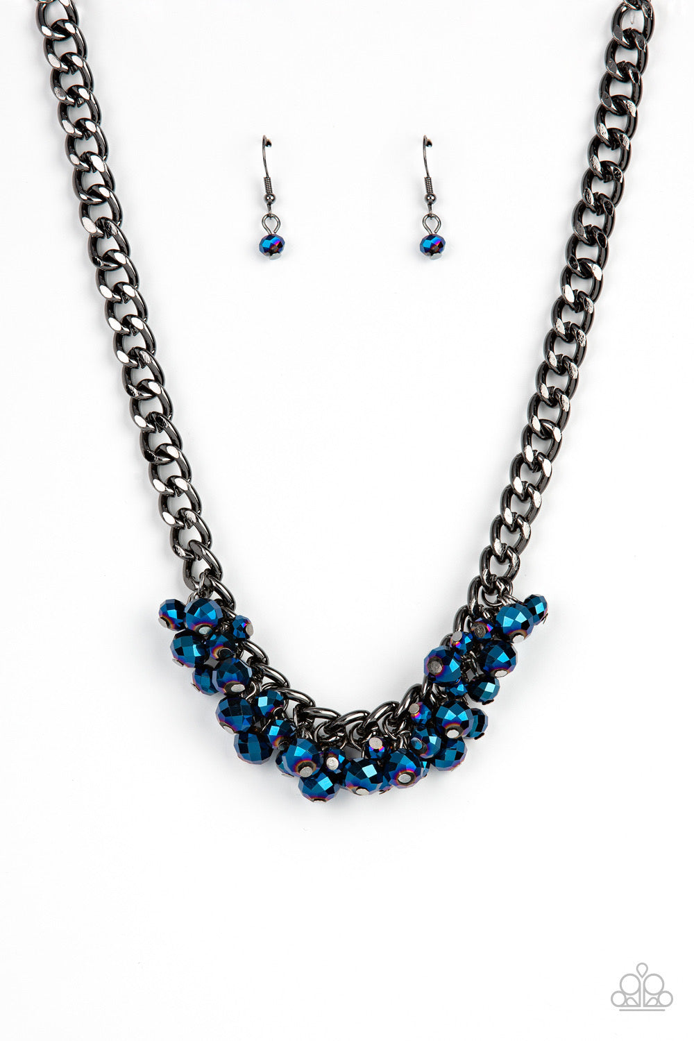 Paparazzi Galactic Knockout - Blue Necklace