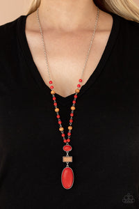 Paparazzi Naturally Essential Red Necklace