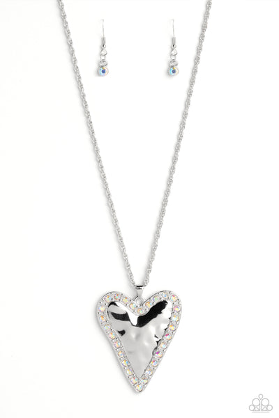 Paparazzi Radiant Romeo - Multi Heart Necklace