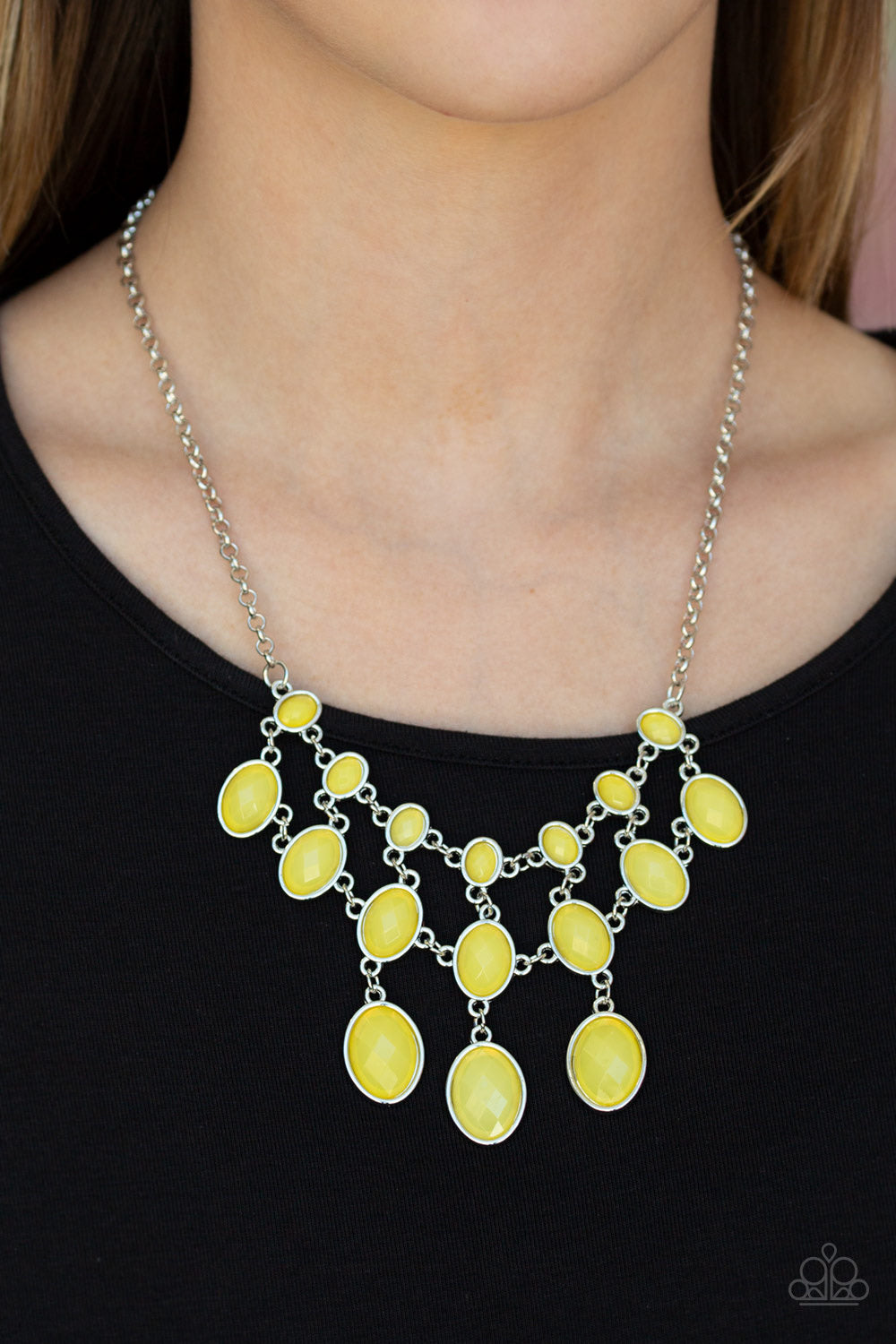 Paparazzi Mermaid Marmalade - Yellow Necklace