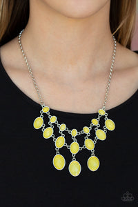 Paparazzi Mermaid Marmalade - Yellow Necklace