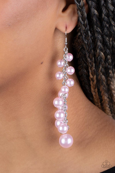 Paparazzi Atlantic Affair - Pink Earrings