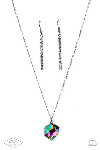 Paparazzi Stella Serenity Multi Oil Spill Necklace