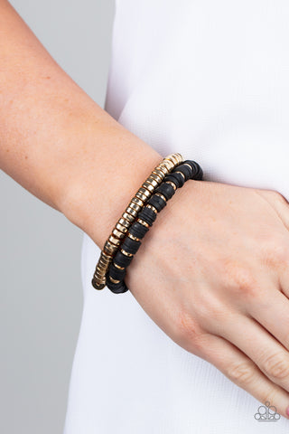 Paparazzi Catalina Marina - Black  Bracelet