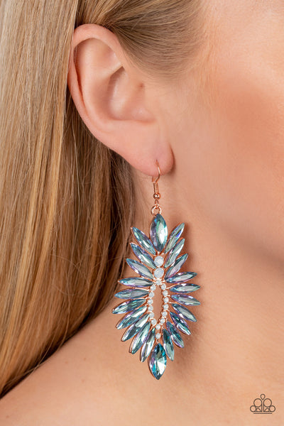 Paparazzi Turn up the Luxe - Multi Iridescent Earrings