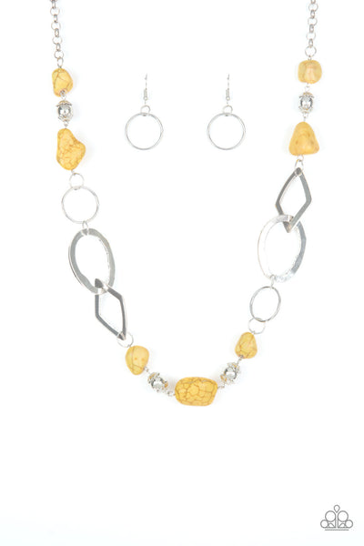 Paparazzi Thats TERRA-ific! - Yellow Necklace