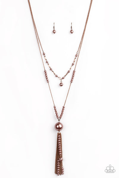 Paparazzi Abstract Elegance Copper Necklace