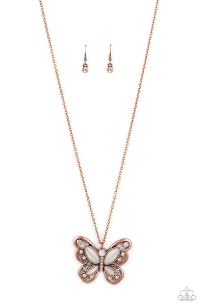 Paparazzi Wings Of Whimsy - Butterfy Copper Necklace