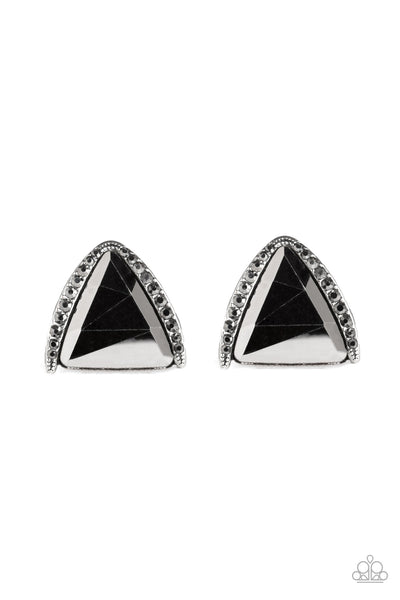 Paparazzi Exalted Elegance Silver Post Earrings