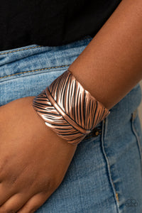 Paparazzi Where There’s a QUILL, There’s a Way Copper Cuff Bracelet