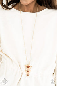 Paparazzi Serene Sheen Gold Necklace