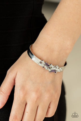 Paparazzi A Chic Clique Purple Bracelet