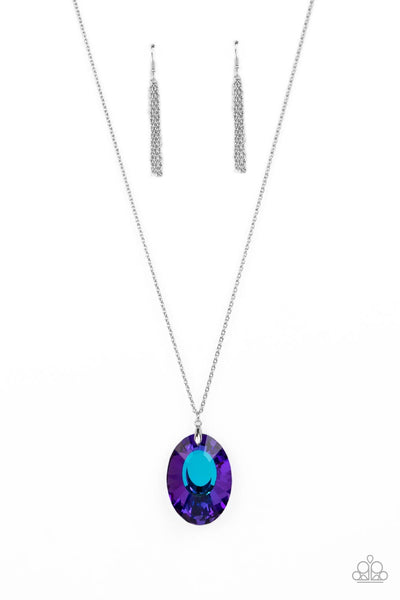 Paparazzi Celestial Essence - Blue Iridescent Necklace