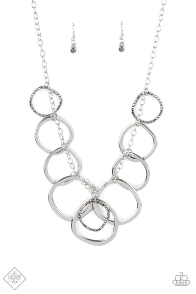 Paparazzi Dizzy With Desire - Silver Necklace June 2021 Fashion Fix