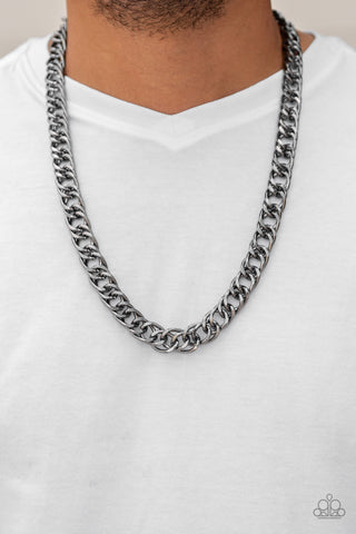 Paparazzi Omega - Black men’s Necklace