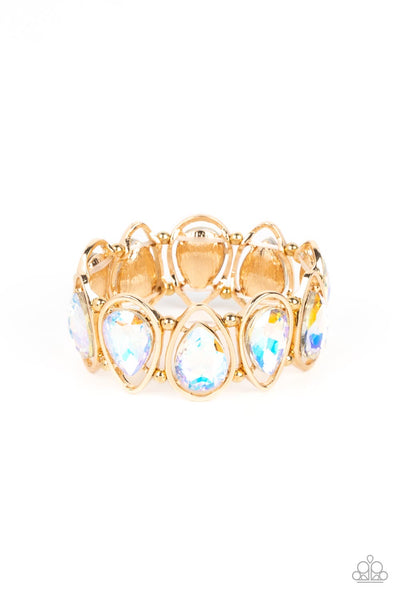 The Sparkle Society - Gold Iridescent Bracelet