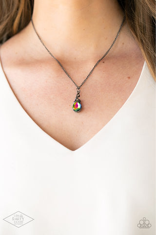 Paparazzi Timeless Trinket - Multi Oil Spill Necklace