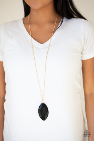 Paparazzi Santa Fe Simplicity - Black  Necklace