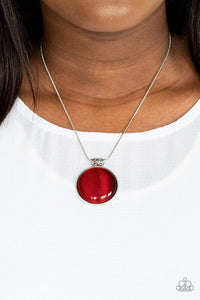 Paparazzi Look Into My Aura - Red Necklace