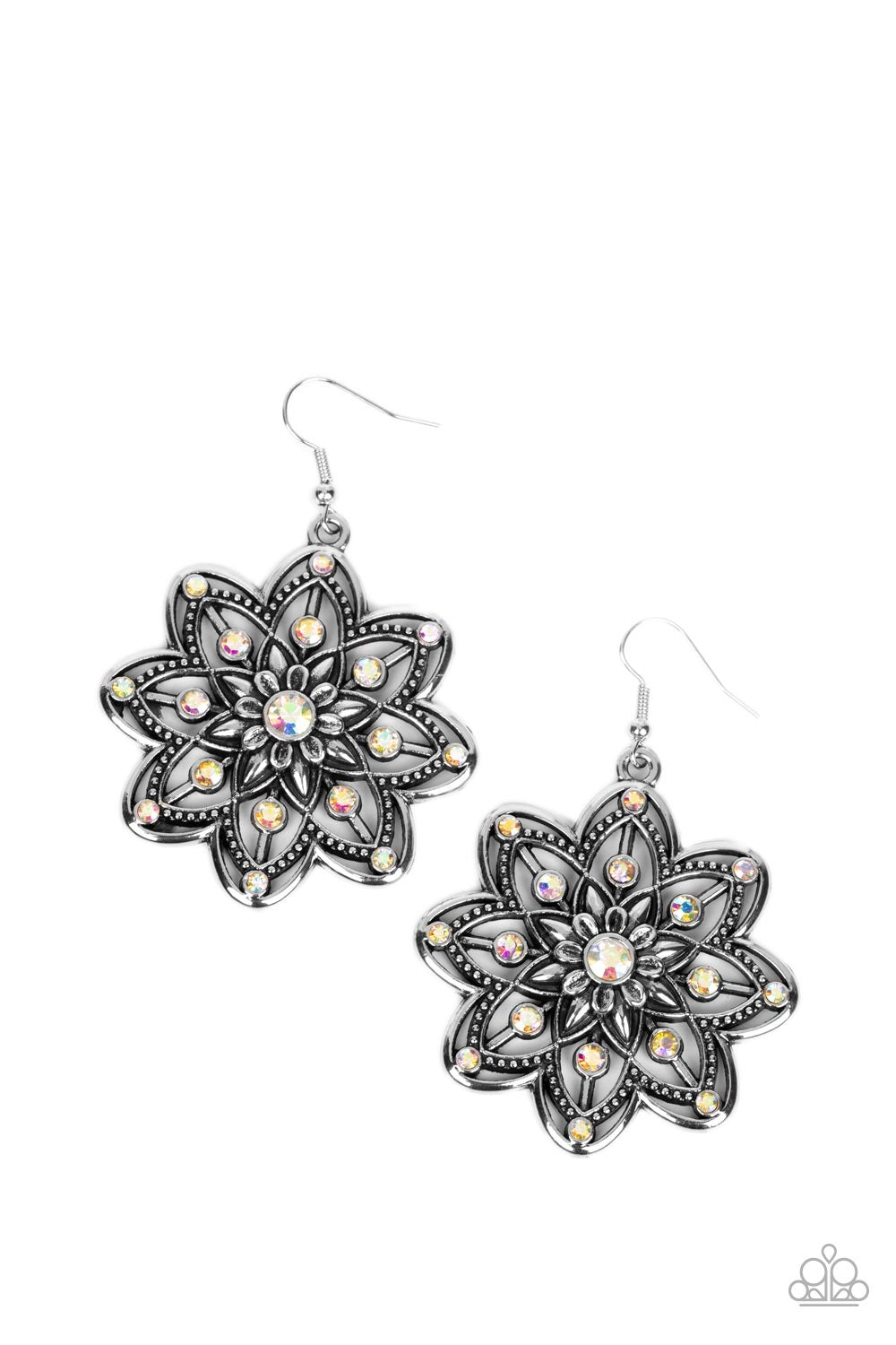 Paparazzi Prismatic Perennial - Multi iridescent Earrings