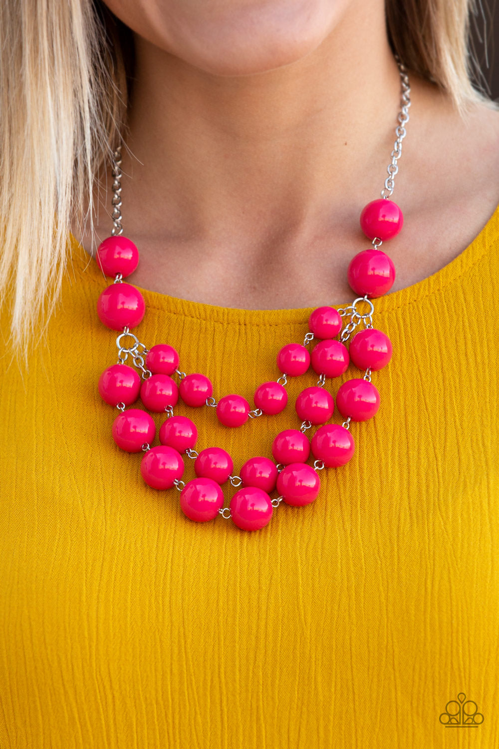 Paparazzi Miss Pop-YOU-larity - Pink Necklace