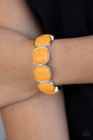 Paparazzi Vivacious Volume - Orange Bracelet