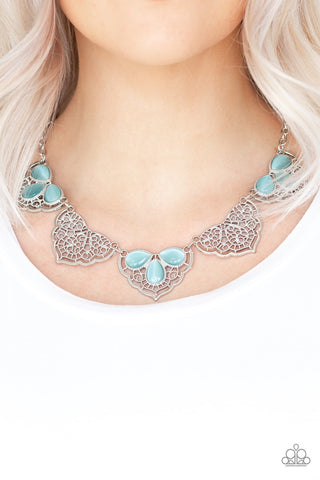 Paparazzi East Coast Essence - Blue  Necklace