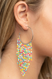 Paparazzi Saguaro Breeze - Multi Seed Bead Earrings