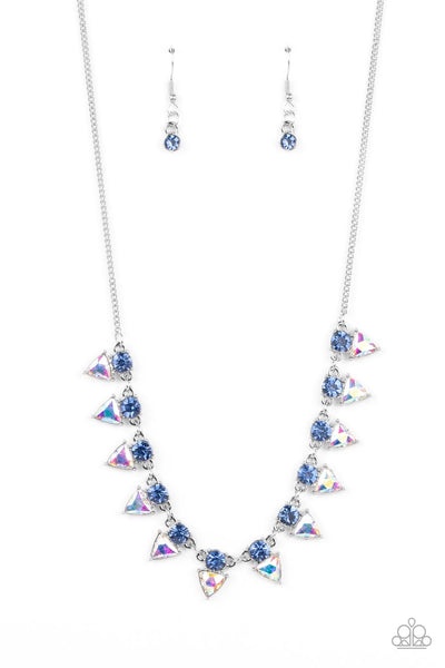 Paparazzi Razor-Sharp Refinement - Blue Necklace