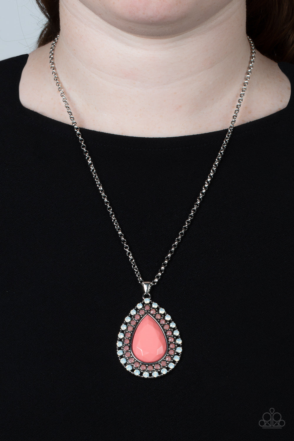 Paparazzi DROPLET Like Its Hot - Multi Necklace